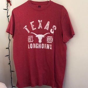 Red Texas longhorn tshirt